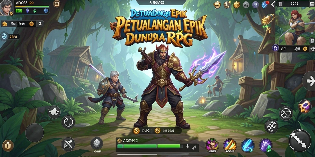 Tampilan gameplay seru dan penuh strategi dari ADG62.