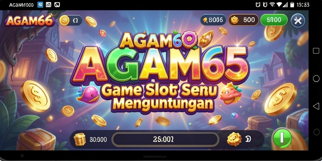 Screenshot utama AGAM66 menampilkan gameplay seru dengan grafik berkualitas tinggi.