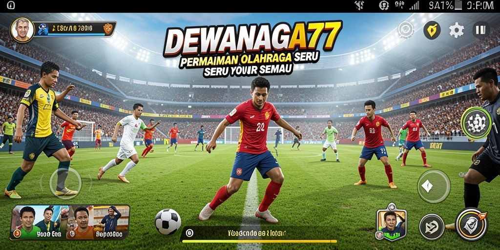 Tampilan gameplay DEWANAGA77 yang menarik dan interaktif dalam dunia olahraga.