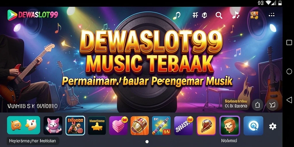 Tampilan gameplay DEWASLOT99 dengan alunan musik yang seru.