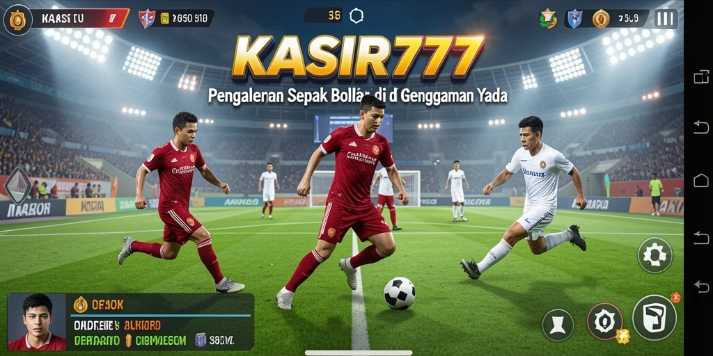 Tampilan permainan sepak bola yang mendebarkan di KASIR777.